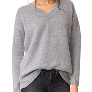 Anine Bing 100% Cashmere Gray Sweater